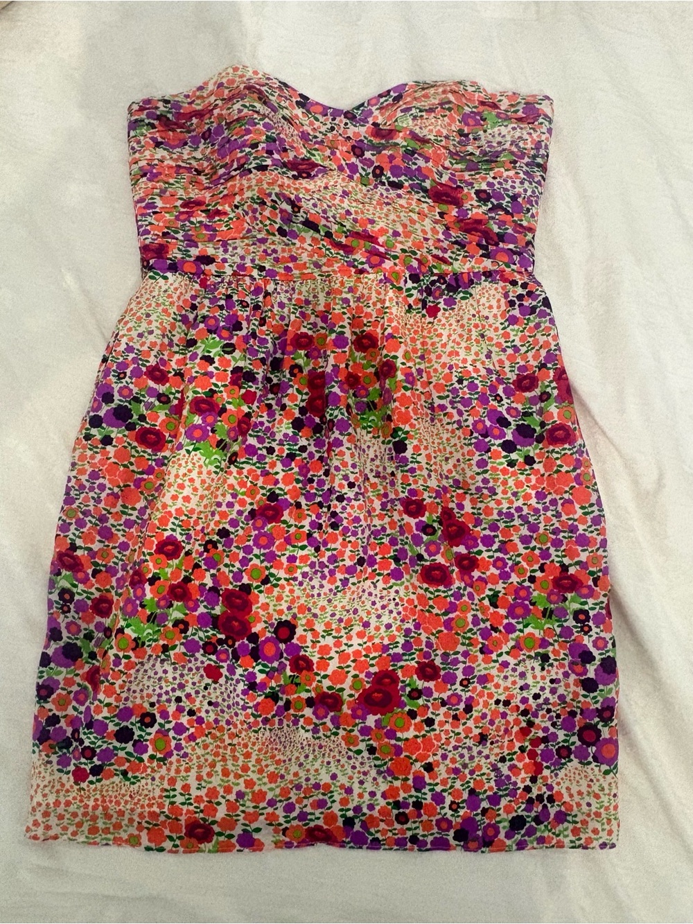 Shoshanna Floral Mini Dress with Pockets